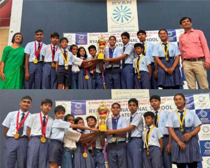 Ryan International School News : रयान इंटरनेशनल स्कूल ग्रेटर नोएडा ने एक नहीं, दो-दो मैदानों में मारी बाज़ी, स्केटिंग और शतरंज में गूंजा छात्रों का जलवा, ओवरऑल चैंपियन बन रचा इतिहास...