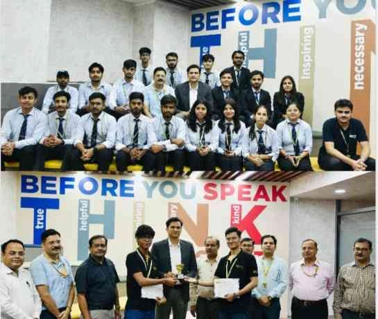 GNIOT College News : "GNIOT में 'युक्ति स्टार्टअप चैलेंज' बना नवाचार और तकनीकी क्रांति का मंच, जब छात्रों की सोच ने तोड़े सीमाओं के बंधन", IIC के सहयोग से हुआ आयोजन, 104 टीमों ने दिखाई तकनीकी काबिलियत