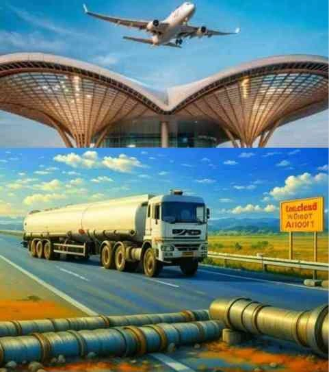Noida International Airport To Faridabad  Pipeline News : "फरीदाबाद से जेवर एयरपोर्ट तक पहुंचेगा ईंधन, एशिया के सबसे बड़े हवाई अड्डे को मिलेगी 34 KM लंबी पाइपलाइन की बड़ी सौगात!" , ATF पाइपलाइन का अनोखा सफर!