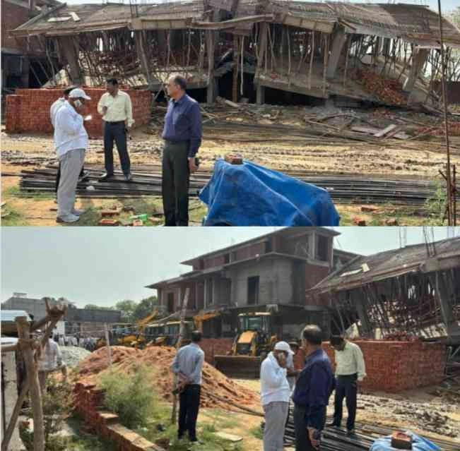 Greater Noida Authority News : ग्रेटर नोएडा में प्राधिकरण की सबसे बड़ी कार्रवाइयों में से एक, वैदपुरा में अवैध कॉलोनी पर चला बुलडोज़र, सरकारी ज़मीन पर बन रहे विला ढहे, 20,000 वर्ग मीटर भूमि अतिक्रमण से मुक्त, 