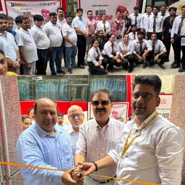 GNIOT College News : "रक्त की हर बूंद जीवन का वरदान!", जीएनआईओटी एमबीए कॉलेज में रोटरी क्लब के सहयोग से हुआ प्रेरणादायक रक्तदान शिविर, जुटी 100+ यूनिट्स! ?