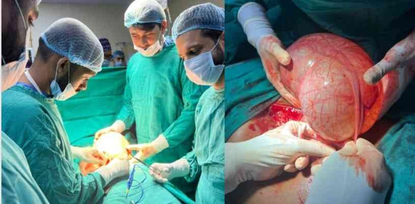 NIIMS Hospital News : “पेट दर्द निकला 3.8 किलो की ओवरी सिस्ट, NIIMS हॉस्पिटल के डॉक्टरों ने रचा नया मेडिकल चमत्कार, 19 वर्षीय युवती की जान बचाकर दिखाया कमाल”, सर्जरी का नेतृत्व कर रहे थे डॉ. हर्ष भाटी, बचाई जान