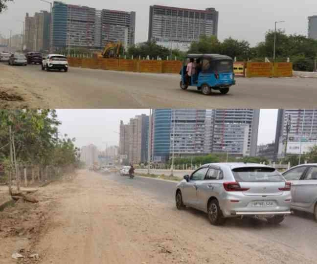 Greater Noida Authority News : चार मूर्ति चौक पर ‘जाम-जंजाल’ से मुक्ति की राह पर तेज़ी से बढ़ता निर्माण कार्य!, सर्विस रोड पर उतरे वाहन, मेन कैरिज-वे पर ताला, अब ट्रैफिक को मिलेगा स्थायी समाधान