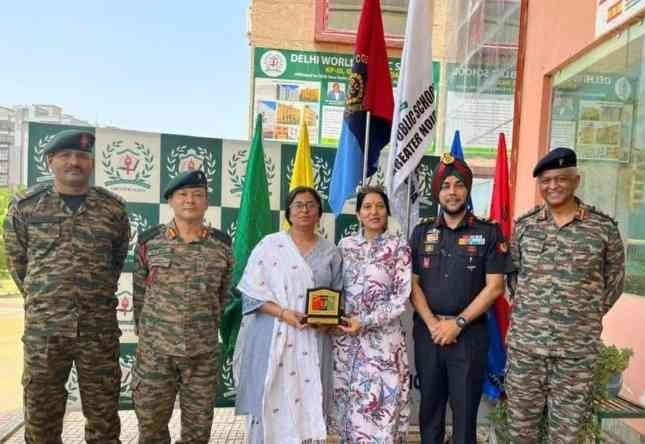 DWPS School News : डीडब्ल्यूपीएस, ग्रेटर नोएडा वेस्ट में एनसीसी शिविर को मिला विशेष सम्मान, ब्रिगेडियर कुलविंदर सिंह ने कैडेटों को दिया प्रेरक संदेश, "साहस, सेवा और समर्पण" का मंत्र दिया