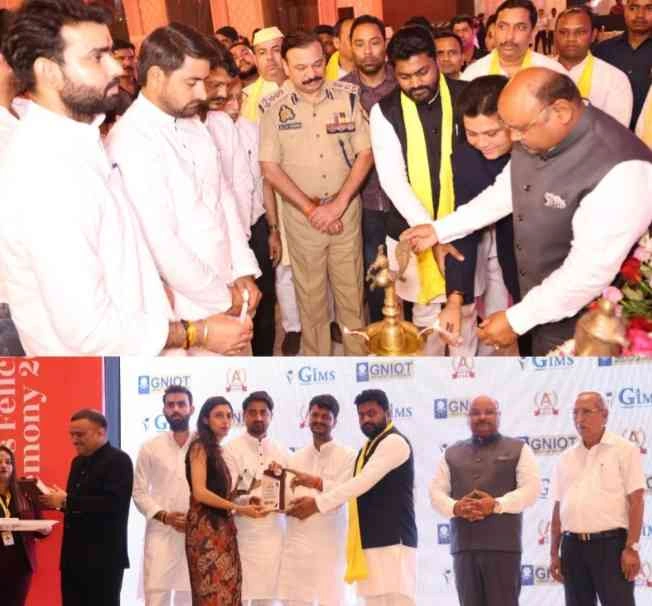 GNIOT College News : "जहाँ गुरु का सम्मान हो, वहीं समाज की नींव मजबूत होती है!", ग्रेटर नोएडा में शिक्षाविद सम्मान समारोह का भव्य आयोजन, चार सौ से अधिक शिक्षकों को किया गया सम्मानित