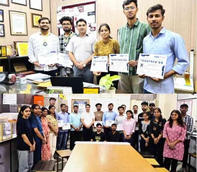 NIET College News : एनआईईटी का एयरोबॉट्स क्लब बना टेक्नोलॉजी का उड़ता सितारा!, इंटर-कॉलेज ड्रोन रेस में लहराया परचम, जीते दो प्रतिष्ठित पुरस्कार, तकनीकी दक्षता और नवाचार ने फिर दिल जीता