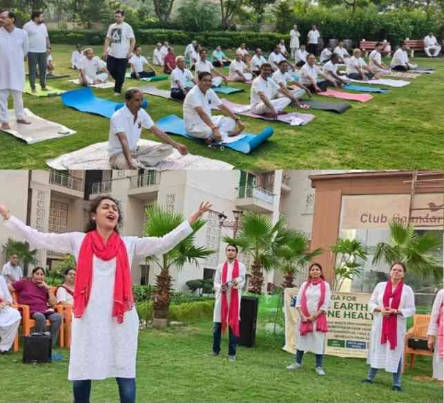 Yoga Day Gaursundaryam News : जब योग बना जागरूकता का माध्यम और सोसाइटी बनी स्वास्थ्य का संगम, गौरसौन्दर्यम में अंतरराष्ट्रीय योग दिवस 2025 पर हुआ ऊर्जा, एकता और पर्यावरण का अद्भुत संगम!