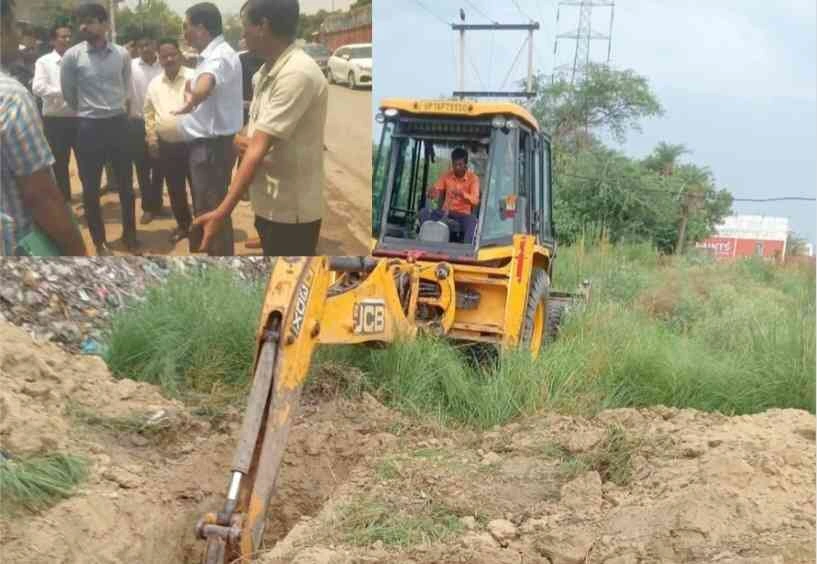 Greater Noida Authority News : “अब नहीं होगा पानी-पानी”, मंडी श्यामनगर में जलभराव की समस्या से मिली बड़ी राहत, प्राधिकरण की तत्परता बनी मिसाल, कच्चा नाला बना समाधान की कुंजी, दो किलोमीटर तक बनी निकासी लाइन, एसीईओ सुमित यादव ने दी जानकारी: 