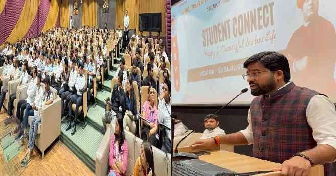 ABVP News : GL बजाज कॉलेज में “Student Connect” कार्यक्रम का भव्य आयोजन, राष्ट्रीय विद्यार्थी दिवस पर ABVP ने युवाओं को दिया Happy and Meaningful Student Life का संदेश, विद्यार्थियों में जीवन, लक्ष्य और राष्ट्र के प्रति जागरूकता