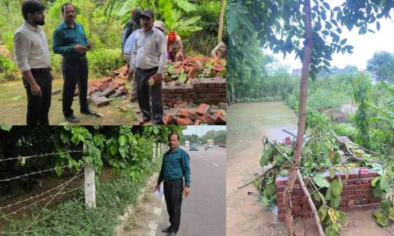 Greater Noida Authority News : हरियाली में लापरवाही पर गिरी गाज, ग्रेटर नोएडा प्राधिकरण ने चार कंपनियों पर ठोका 1.10 लाख रुपये जुर्माना, सेक्टर म्यू-1 की ग्रीन बेल्ट में अतिक्रमण पर तुरंत कार्रवाई, निर्माण सामग्री जब्त, पौधारोपण के आदेश