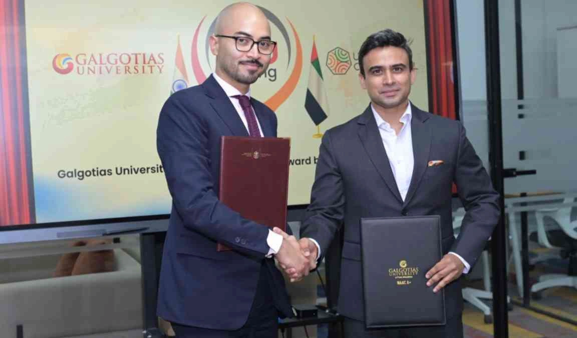 Galgotia University News : गलगोटिया विश्वविद्यालय और यूएई-इंडिया सेपा काउंसिल की ऐतिहासिक साझेदारी, स्टार्टअप लॉन्चपैड बनेगा भारतीय नवाचारों का अंतरराष्ट्रीय प्रवेशद्वार, ग्लोबल लॉन्चपैड की नींव: भारत-यूएई के बीच आर्थिक सहयोग का नया अध्याय