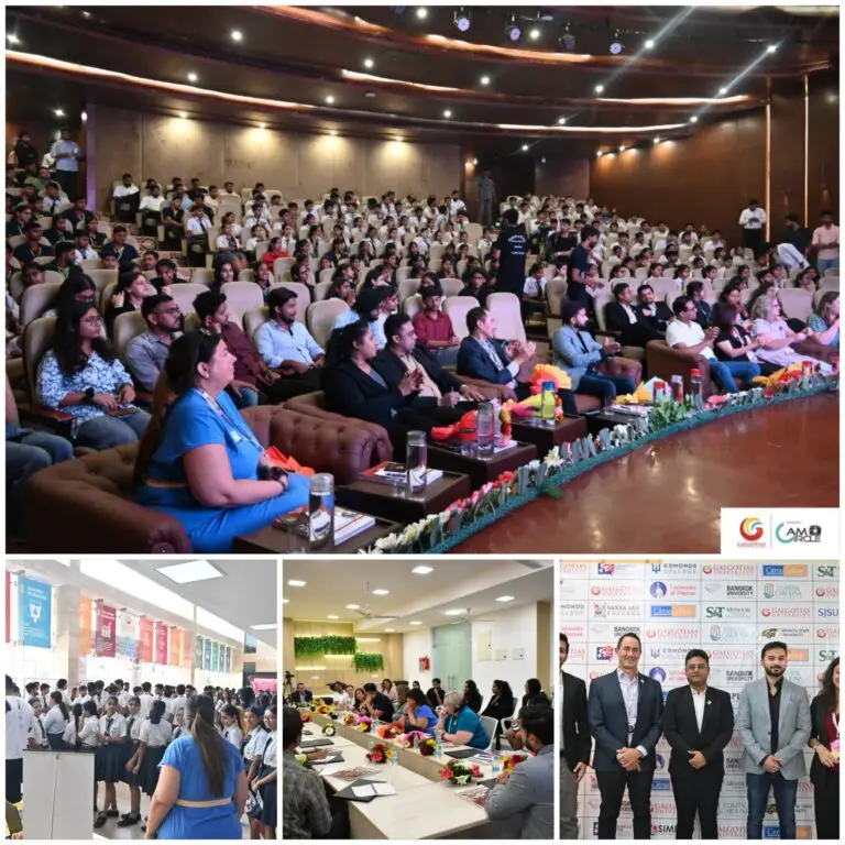Galgotia University News : गलगोटियास यूनिवर्सिटी द्वारा आयोजित ग्लोबल पार्टनरशिप कॉन्क्लेव और स्टूडेंट फेयर, नई ऊंचाइयों पर इंटरनेशनल एजुकेशन के दरवाजे!