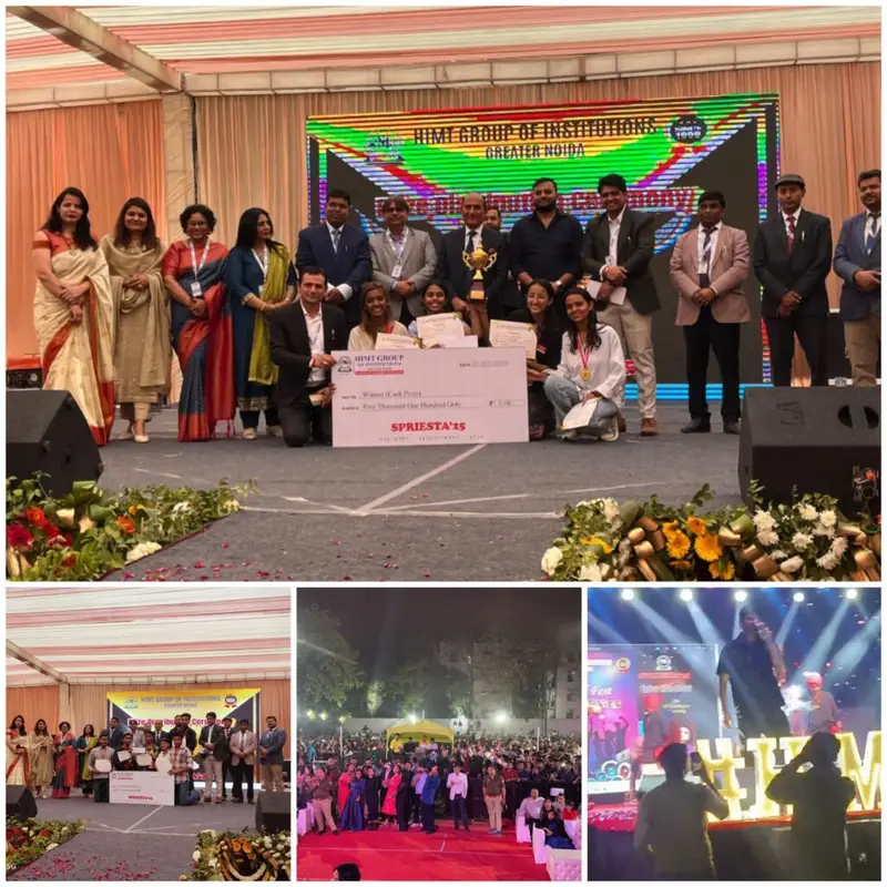HIMT College News : HIMT ग्रुप ऑफ इंस्टीट्यूशंस के भव्य वार्षिक उत्सव स्प्रीस्टा ’25 का अलौकिक समापन, शिवा चौधरी और अजय हुड्डा की स्टार नाइट ने रौशन किया समस्त आकाश, जबकि दिन भर के रंगीन प्रदर्शनों ने मनमोहक उत्साह की नयी मिसाल कायम की!