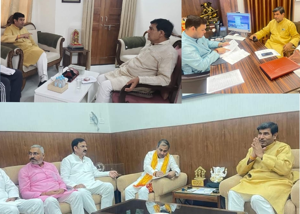 Lucknow News: ऊर्जा, शिक्षा और सड़क सुधार पर बड़ी बैठक, मंत्री और प्रमुख सचिव से समस्याओं के निस्तारण का आग्रह MLC श्री श्रीचंद शर्मा ने किया
