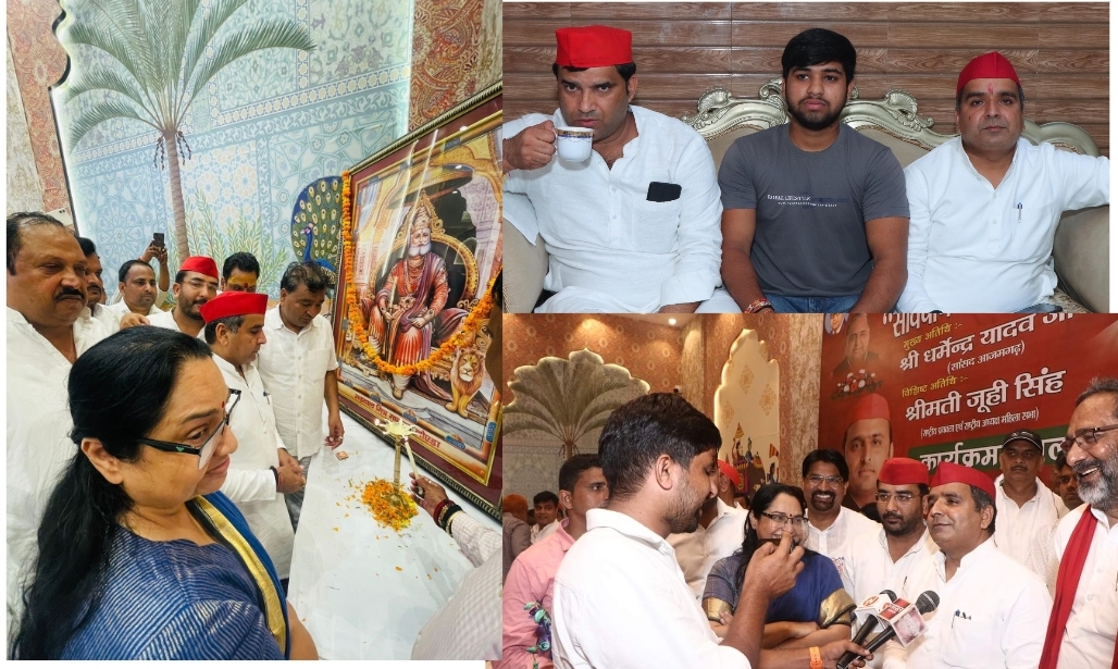 Noida SamajwadiParty News: नोएडा में संविधान-मानस्तंभ स्थापना और गोष्ठी का आयोजन, सपा सांसद धर्मेंद्र यादव ने की बीजेपी की नीतियों की आलोचना