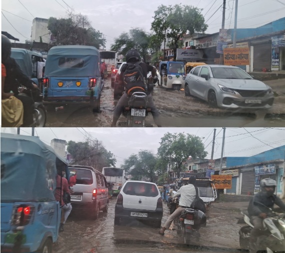 Greater Noida News : तिलपता गोलचक्कर से कंटेनर डिपो तक 'जाम का महाजाल', जनता परेशान, जलभराव से बिगड़े हालात, सड़कें बनीं गड्ढों का महासागर!