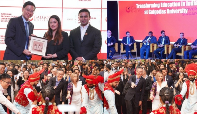 Galgotia University News : "गलगोटिया विश्वविद्यालय ने शिक्षा में लहराया परचम, एक्टिव लर्निंग भवन के उद्घाटन से शुरू हुई नई क्रांति, स्मार्ट क्लासरूम से होगा छात्रों का सर्वांगीण विकास"