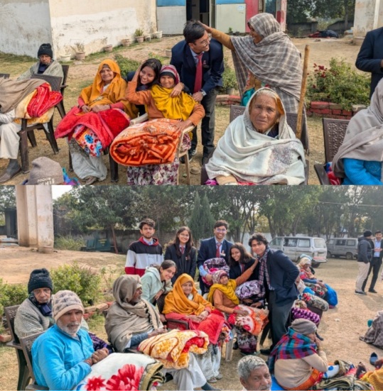GL Bajaj College News : जीएल बजाज कॉलेज का नववर्ष पर सराहनीय कदम, वृद्धाश्रम में किया कंबल वितरण, वृद्धाश्रम में बुजुर्गों के साथ समय बिताने का अनमोल अनुभव, पंकज अग्रवाल का समाज सेवा पर जोर