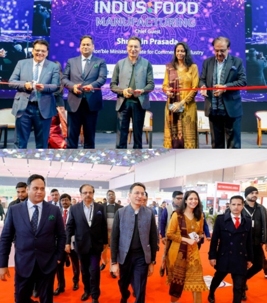 Indus Food Expo Mart News : भारत के खाद्य उद्योग का भविष्य वाणिज्य और उद्योग राज्य मंत्री ने किया इंडसफूड एग्रीटेक और मैन्युफैक्चरिंग का उद्घाटन, इंडसफूड: गुणवत्ता और नवाचार का प्रतीक, तकनीक और कृषि का अनोखा संगम