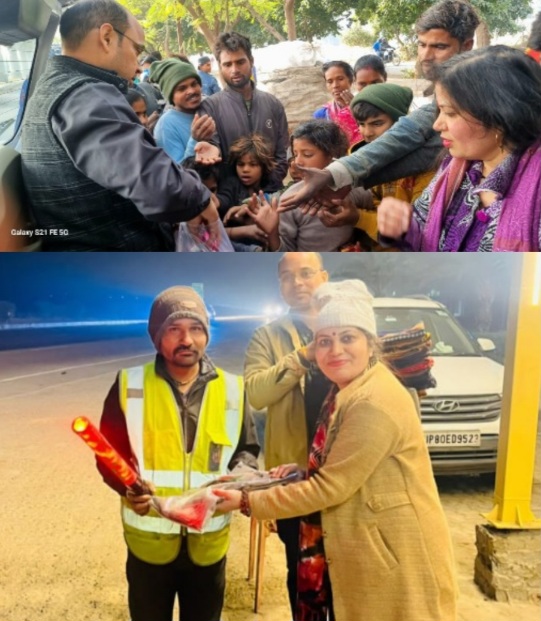 Greater Noida News : शीतलहर में जरूरतमंदों की मदद के लिए श्री केशव माधव चैरिटेबल ट्रस्ट का सराहनीय प्रयास, जरूरतमंदों के लिए सेवा का संकल्प