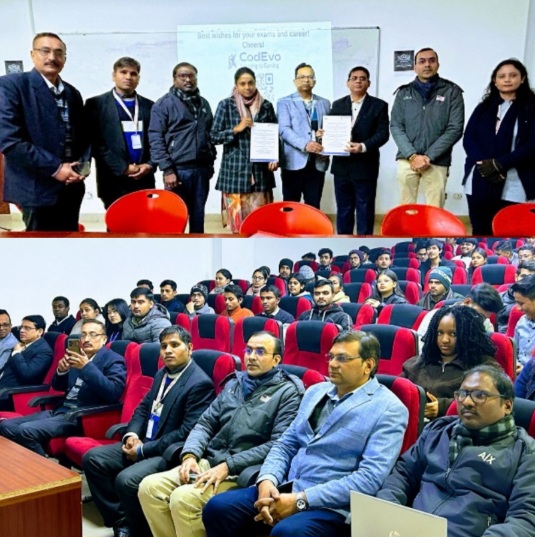 Galgotia University News : गलगोटियास विश्वविद्यालय और कोडइवो प्रा. लि. के बीच समझौता ज्ञापन (MoU) पर हस्ताक्षर, मेडिकल कोडिंग के क्षेत्र में करियर काउंसलिंग सत्र का आयोजन
