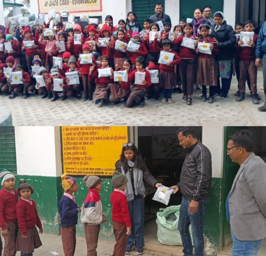 Greater Noida West News : ज़रूरतमंद बच्चों के लिए शिक्षा का प्रकाश, गौतम बुद्ध नगर विकास समिति और ईएमसीटी का प्रेरणादायक कदम, शिक्षा किट का वितरण, बच्चों की परीक्षाओं में मदद का प्रयास