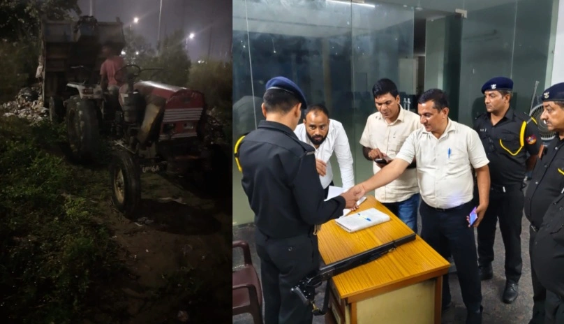 Greater Noida Authority News : सड़क किनारे कूड़ा डालने वालों पर चला प्राधिकरण का डंडा, दो ट्रैक्टर-ट्रॉली जब्त और एक लाख का जुर्माना – अब नहीं चलेगी गंदगी फैलाने की मनमानी, जलपुरा और राइज पुलिस चौकी के पास गंदगी फैलाते हुए पकड़ा गया ट्रैक्टर
