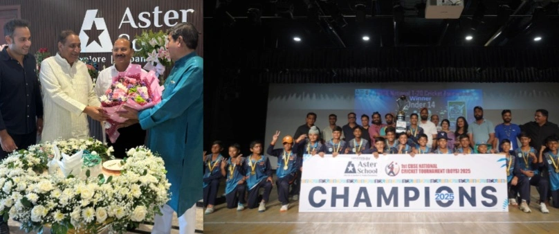 CBSE Aster Public School : ग्रेटर नोएडा में क्रिकेट का महामंच, प्रथम सीबीएसई नेशनल टी-20 क्रिकेट टूर्नामेंट 2025 का हुआ भव्य समापन, युवा खिलाड़ियों ने दिखाया दमखम और खेल भावना का अद्भुत संगम, अतिथियों में ग्रेटर नोएडा के एमएलसी श्री श्रीचंद शर्मा, विधायक श्री तेजपाल नागर प्रसिद्ध क्रिकेटर श्री पारविंदर सिंह शामिल थे