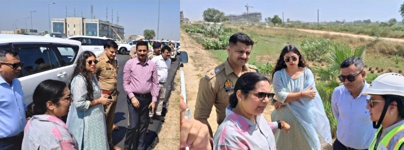 Jewar International Airport News : जेवर एयरपोर्ट पर सुरक्षा और व्यवस्थाओं की बड़ी समीक्षा, पुलिस आयुक्त और डीएम ने किया स्थलीय निरीक्षण, प्रगति की रिपोर्ट और बिंदुवार चर्चा, सुरक्षा और यातायात पर विशेष जोर, उद्घाटन के 15 दिनों बाद शुरू जाएगा जेवर एयरपोर्ट से विमान सेवाएं