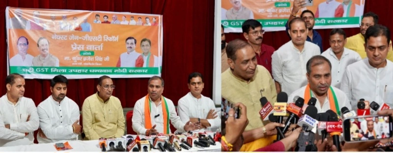 Breaking BJP News : ग्रेटर नोएडा में गूंजा जीएसटी सुधारों का संदेश, जनता और व्यापारियों को मिली कर सुधारों की जानकारी, राज्य मंत्री कुंवर बृजेश सिंह ने बताया “कर सुधार आम जनता के लिए वरदान”, विधायक तेजपाल नागर कहा कि नागरिकों और व्यापारियों हितों के ध्यान PM मोदी GST में कम किया स्लैब