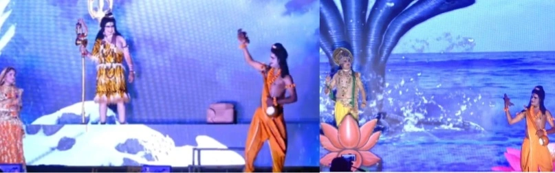 Dharmik Ramlila News : नारद मोह से अहंकार का अंत और भगवान विष्णु की अद्भुत माया, ग्रेटर नोएडा रामलीला मंचन के दूसरे दिन का भव्य आयोजन, अद्भुत झांकियां और देवा-सुर संग्राम का रोमांचक मंचन
