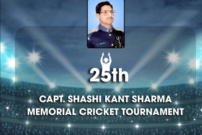 Captain Shashiaknt Sharma News : सियाचिन के शहीद कैप्टन शशिकांत शर्मा की याद में क्रिकेट का महामहोत्सव, 25वीं वर्षगांठ पर नोएडा स्टेडियम बनेगा जज्बे और श्रद्धांजलि का गवाह, नारी शक्ति को मिलेगा सम्मान, क्रिकेट का रोमांच: आठ टीमें भिड़ेंगी मैदान में