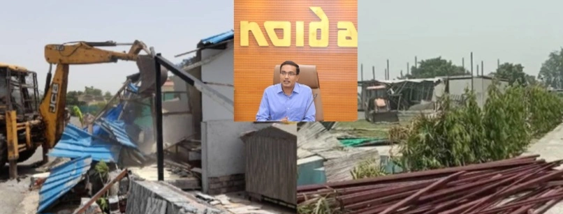 Noida Illegal Farmhouse News : “अब नहीं बचेगा अवैध साम्राज्य!”, नोएडा प्राधिकरण की सख्त चेतावनी, हिंडन-यमुना डूब क्षेत्र में अवैध फार्म हाउस और कॉलोनियों पर बुलडोज़र की तैयारी तेज!, भूमाफियाओं में मचा हड़कंप, “बुलडोजर” के डर से खुद हटाए जा रहे निर्माण, सीईओ लोकेश एम का सख्त संदेश “अब चलेगा एक्शन का बुलडोज़र”, हरित क्षेत्र को बचाने का संकल्प, बनेगा “Eco-Friendly Green Zone”