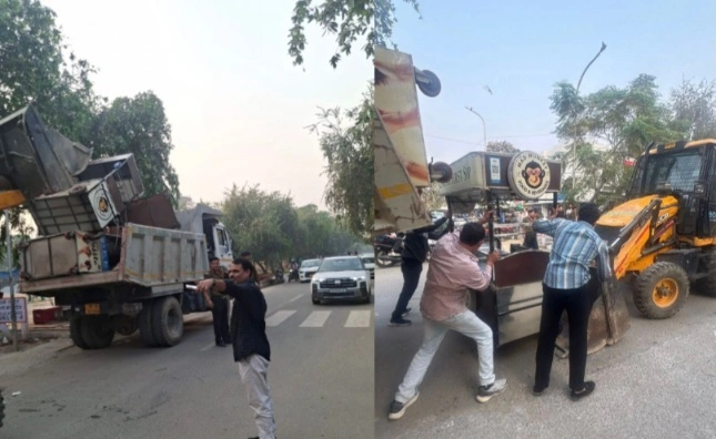 Greater Noida Authority News : ग्रेटर नोएडा में चला ‘अभियान अतिक्रमण मुक्त’ सेक्टर अल्फा-2 से 30 अवैध खोखे जब्त, GNIDA की सख्त कार्रवाई से हड़कंप, क्लीन एंड क्लियर नोएडा’ मिशन के तहत हो रही सख्त कार्रवाई, “अब ग्रेटर नोएडा में नहीं चलेगा अवैध कब्जा, शहर बोलेगा कानून की भाषा