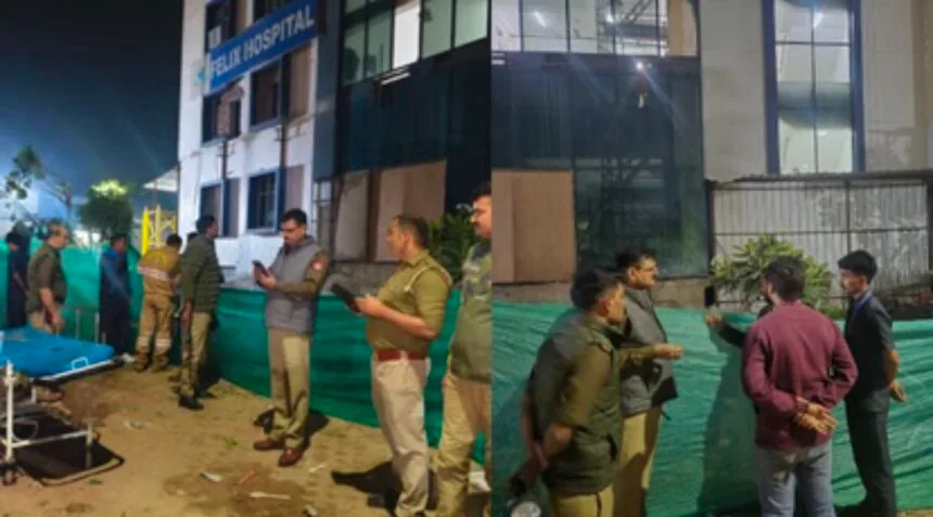 Felix Hospital News : ग्रेटर नोएडा के फेलिक्स अस्पताल में निर्माण के दौरान बड़ा हादसा!, दीवार ढहने से सात मजदूर दबे, पांच की हालत गंभीर, सुरक्षा लापरवाही बनी मौत का सबब, पुलिस ने जांच शुरू की, ठेकेदार और अस्पताल प्रबंधन पर लापरवाही का आरोप, हादसे से निकला बड़ा सबक – बिना सुरक्षा जांच के नहीं शुरू हो कोई निर्माण