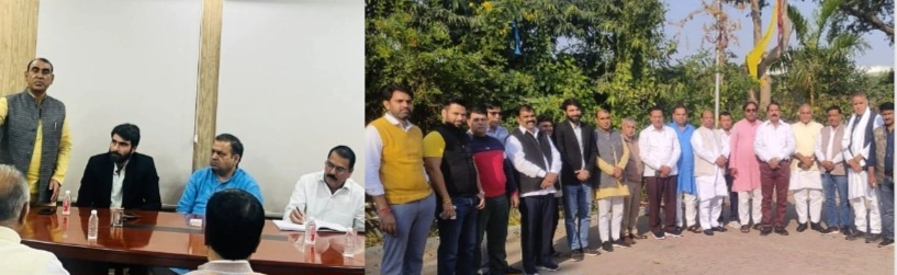 Noida Breaking News : नोएडा में राष्ट्रीय देहात मोर्चा की बड़ी गोष्ठी — “पंचायत और नगरीय चुनाव कब होंगे?”, स्थानीय निकाय चुनाव न होने पर उठा जनाक्रोश, नेताओं ने सरकार और प्राधिकरण को घेरा, “केवल गौतम बुद्ध नगर में चुनाव नहीं—यह संवैधानिक अधिकारों का उल्लंघन” _ राव संजय भाटी