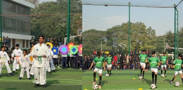 Greater Noida School News : “ऊर्जा, उत्साह और उमंग से सराबोर श्योरन इंटरनेशनल स्कूल, आठवाँ फ़ाउंडर्स डे बना बच्चों की प्रतिभा, अनुशासन और खेल भावना का भव्य महोत्सव!”, कराटे से लेकर फुटबॉल शो तक… फ्लावर ड्रिल से लेकर रेसों की धूम तक, श्योरन के नन्हें सितारों ने दिखाया अपना जज्बा, हुनर और जोश