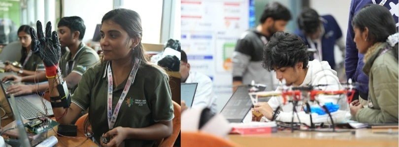 Galgotia University News : गलगोटिया विश्वविद्यालय में एसआईएच 2025 के चौथे दिन नवाचार अपने चरम पर, ओरोबोनिक्स टीम का ‘KRITRIM’ रोबोट बना आकर्षण का केंद्र