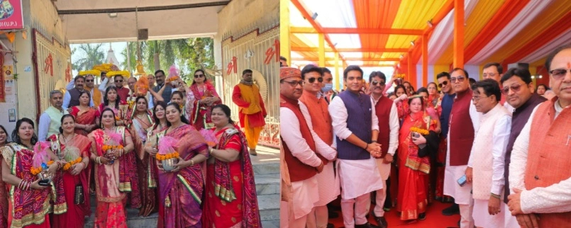 Noida News : भक्ति, संस्कृति और आस्था का महासंगम! नोएडा की सड़कों पर उतरी 750 मातृशक्ति की ऐतिहासिक कलश यात्रा, भागवत कथा से पहले गूंजा “जय श्रीकृष्ण”