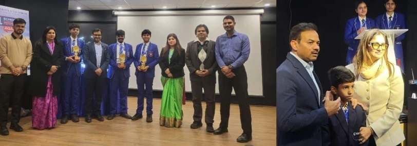 Sparsh School News : राष्ट्रीय स्तर की STEM और रोबोटिक्स प्रतियोगिता में Sparsh के छात्र चमके, IIT दिल्ली से दुबई के “Museum of the Future” तक, प्रेस कॉन्फ्रेंस में उपलब्धियों को किया गया उजागर