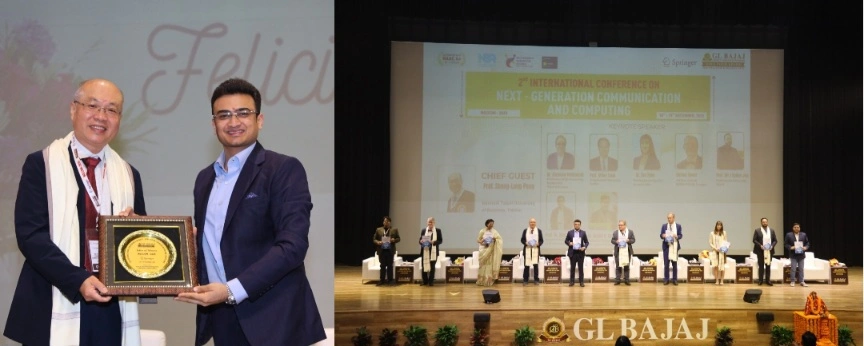 GL Bajaj College News : जी. एल. बजाज में NGCCOM 2025 का भव्य आयोजन, देश–विदेश के विशेषज्ञों ने साझा किए भविष्य की तकनीक पर विचार, दुनिया भर से पहुंचे प्रतिष्ठित शिक्षाविद् और विशेषज्ञ, सीईओ कार्तिकेय अग्रवाल का प्रेरणादायक संदेश