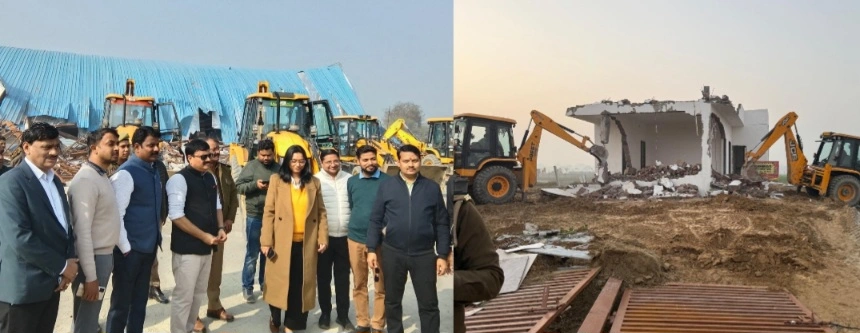 YEIDA Authority News : अवैध कब्जों पर चला प्राधिकरण का बुलडोजर, हेरिटेज सिटी और राया अर्बन सेंटर को मिली नई सांस, 1000 करोड़ की जमीन अतिक्रमण मुक्त, यमुना प्राधिकरण का अब तक का सबसे बड़ा एक्शन, मुख्यमंत्री के ड्रीम प्रोजेक्ट पर अवैध कब्जे, प्राधिकरण ने दिखाई जीरो टॉलरेंस नीति
