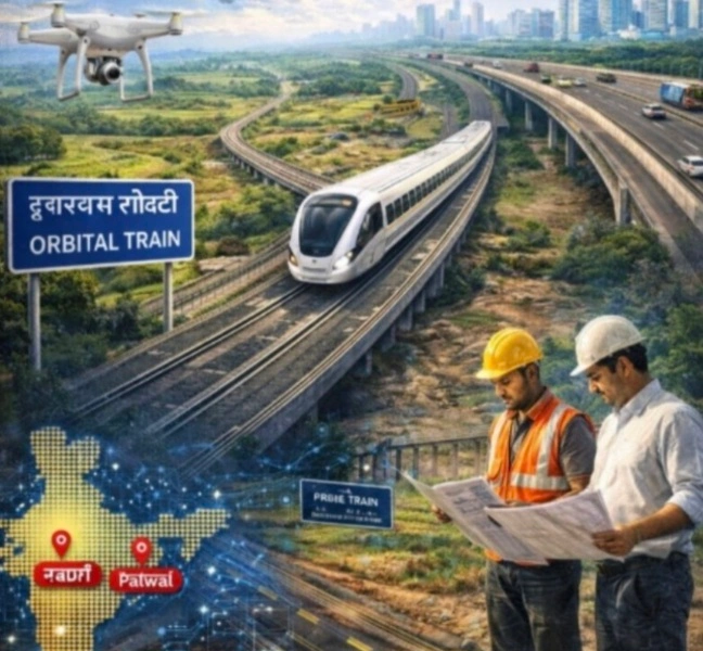 Breaking News : आर्बिटल ट्रेन की रफ्तार तेज, ड्रोन सर्वे पूरा, स्थलीय निरीक्षण शुरू, दादरी से पलवल तक कनेक्टिविटी की उम्मीद जगी, जनहित में पहले भी उठ चुकी है आर्बिटल ट्रेन की मांग, 135 किलोमीटर लंबा होगा रिंग रेल कॉरिडोर