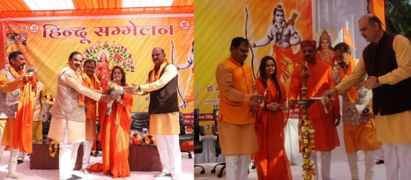 Noida RSS News : सेक्टर-30 में गूंजा सांस्कृतिक शंखनाद, हिन्दू सम्मेलन में एकता, सुरक्षा और राष्ट्र निर्माण पर जोर, सांसद डॉ.महेश शर्मा की उपस्थिति, संघ के शताब्दी वर्ष का संदर्भ, साध्वी प्रज्ञा का आह्वान