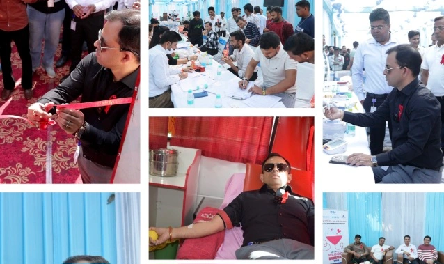 Blood Donation News : “रक्तदान महादान” की मिसाल, DCJ ग्रुप के निदेशक अवनीश सिंह विसेन के नेतृत्व में 336 यूनिट रक्त संग्रह, “सफलता का सही अर्थ समाज को लौटाना”, प्रबंधन टीम की सक्रिय भागीदारी