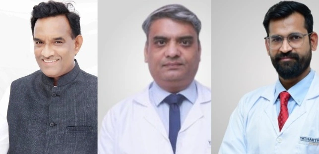 Yatharth Hospital News : दुर्लभ गैस्ट्रिक वोल्वुलस का सफल इमरजेंसी ऑपरेशन, यथार्थ अस्पताल नोएडा ने 64 वर्षीय मरीज की बचाई जान, छाती तक खिसक गया था पेट, कीहोल सर्जरी से मिली नई जिंदगी