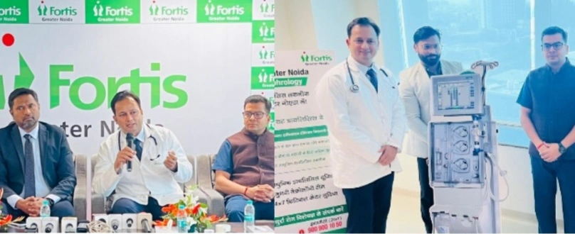 Fortis Hospital News : जीवनशैली से बढ़ रहे किडनी रोगों के बीच बड़ी पहल, फोर्टिस ग्रेटर नोएडा में अत्याधुनिक हेमोडायफिल्ट्रेशन मशीन का शुभारंभ, पारंपरिक डायलिसिस से अधिक प्रभावी तकनीक, गंभीर मरीज का सफल उपचार, लाइफस्टाइल बीमारियों को लेकर डॉक्टरों की चेतावनी