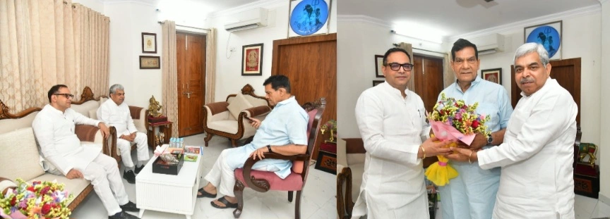 Breaking News : “बिजली व्यवस्था को मिलेगा नया करंट!”,  FONRWA अध्यक्ष योगेन्द्र शर्मा ने लखनऊ में ऊर्जा मंत्री A K शर्मा से मुलाकात, स्मार्ट मीटर और बिजली सुधार पर बनी बड़ी रणनीति, “डिजिटल और आधुनिक उत्तर प्रदेश की ओर कदम”, “स्मार्ट मीटर से स्मार्ट सिस्टम तक”—टेक्नोलॉजी आधारित सुधार पर जोर