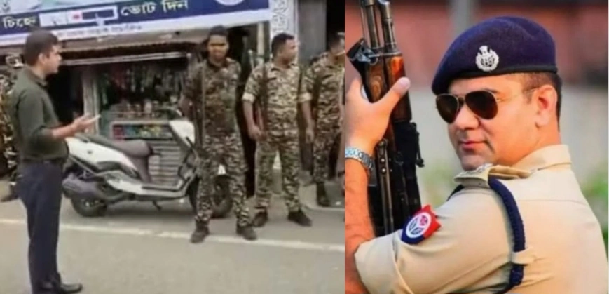 UP IPS In Bengal News : “सिंघम स्टाइल सख्ती या चुनावी सियासत का नया तूफान?”, बंगाल चुनाव में IPS अजय पाल शर्मा की एंट्री से मचा बवाल, चेतावनी पर छिड़ी बड़ी बहस, छापेमारी से बढ़ी हलचल, ‘एनकाउंटर स्पेशलिस्ट’ की छवि फिर चर्चा में, तनावपूर्ण चुनावी माहौल में नई चिंगारी