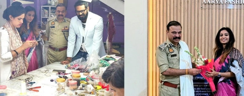 Big News : कारीगरों के हुनर से प्रभावित हुए डीआईजी राजीव नारायण मिश्रा!, ग्रेटर नोएडा की आर्या फैशन्स पहुंचे आईपीएस अधिकारी, महिला शक्ति और ‘मेक इन इंडिया’ मॉडल की खुलकर की सराहना, डॉ. खुशबू सिंह ने जताया आभार, कहा— मिला नया उत्साह